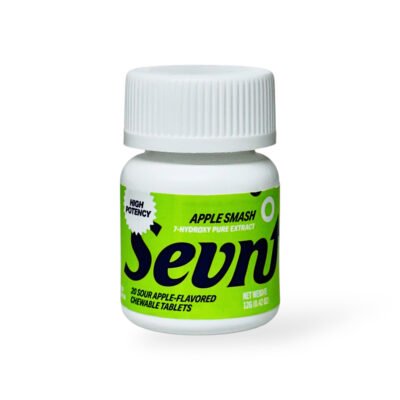 Sevn 7-Hydroxy High Potency Apple Smash Tablet Sour Apple 40mg Per Tablet