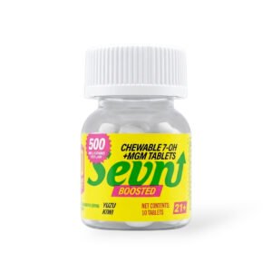 Sevn Boosted Chewable 7-OH + MGM Yuzu Kiwi Tablets 50mg