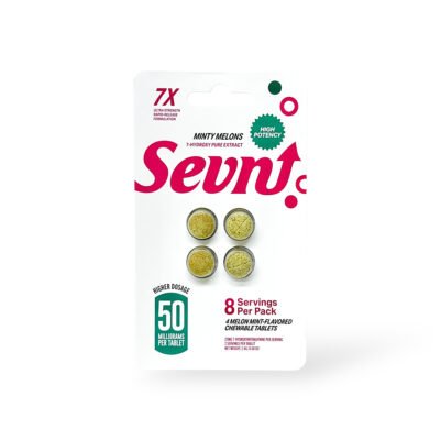 Sevn High Potency 7-Hydroxy Tablets Minty Melons 50mg Per Tablet